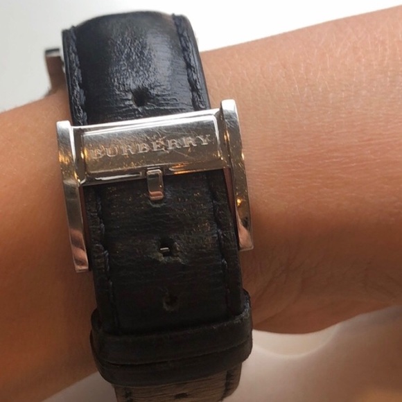 Burberry Leather Band Steel Face Chronograph - Picture 2 of 5